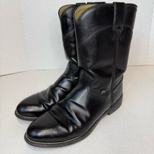 Justin Boots Men's Classic Black Western Boots